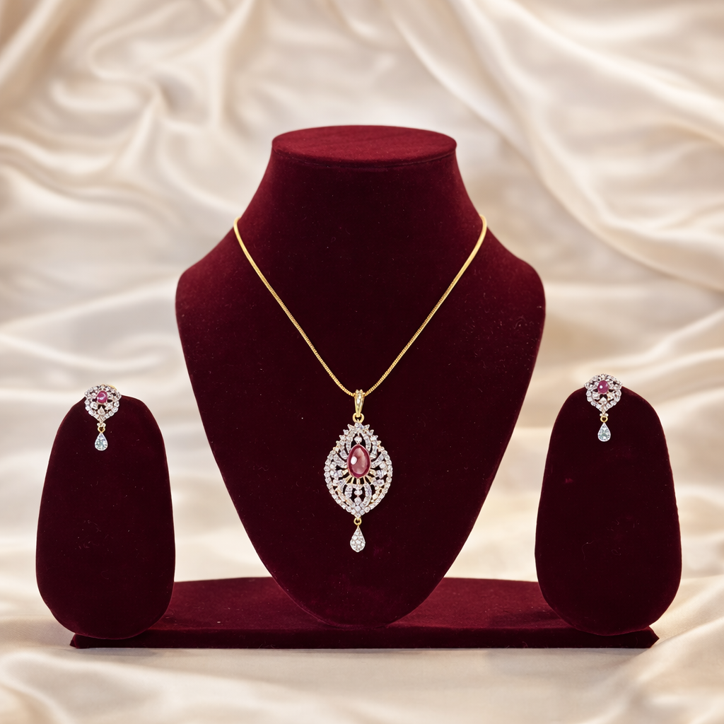 Ruby Aura Pendant