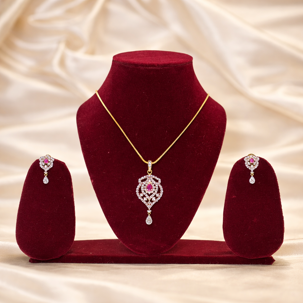 Blush Royale Pendant Set
