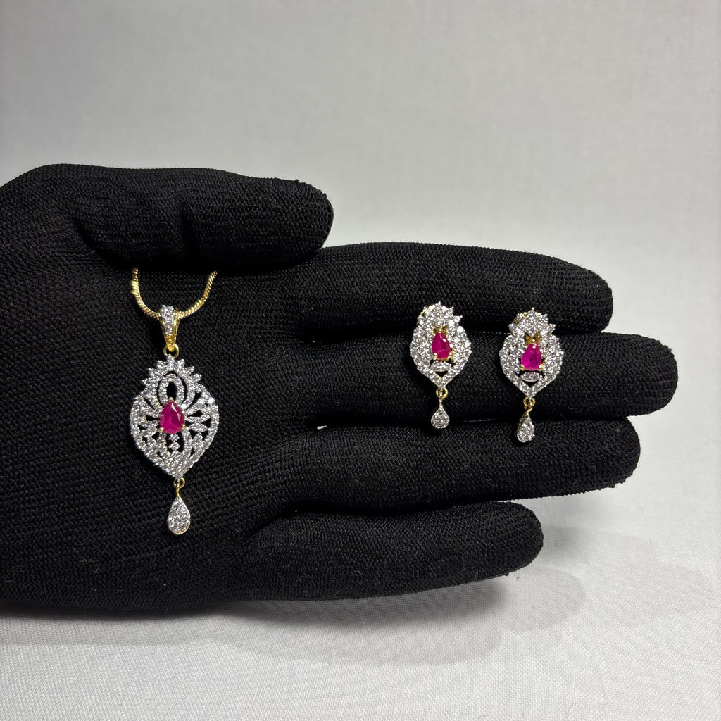 Ruby Aura Pendant
