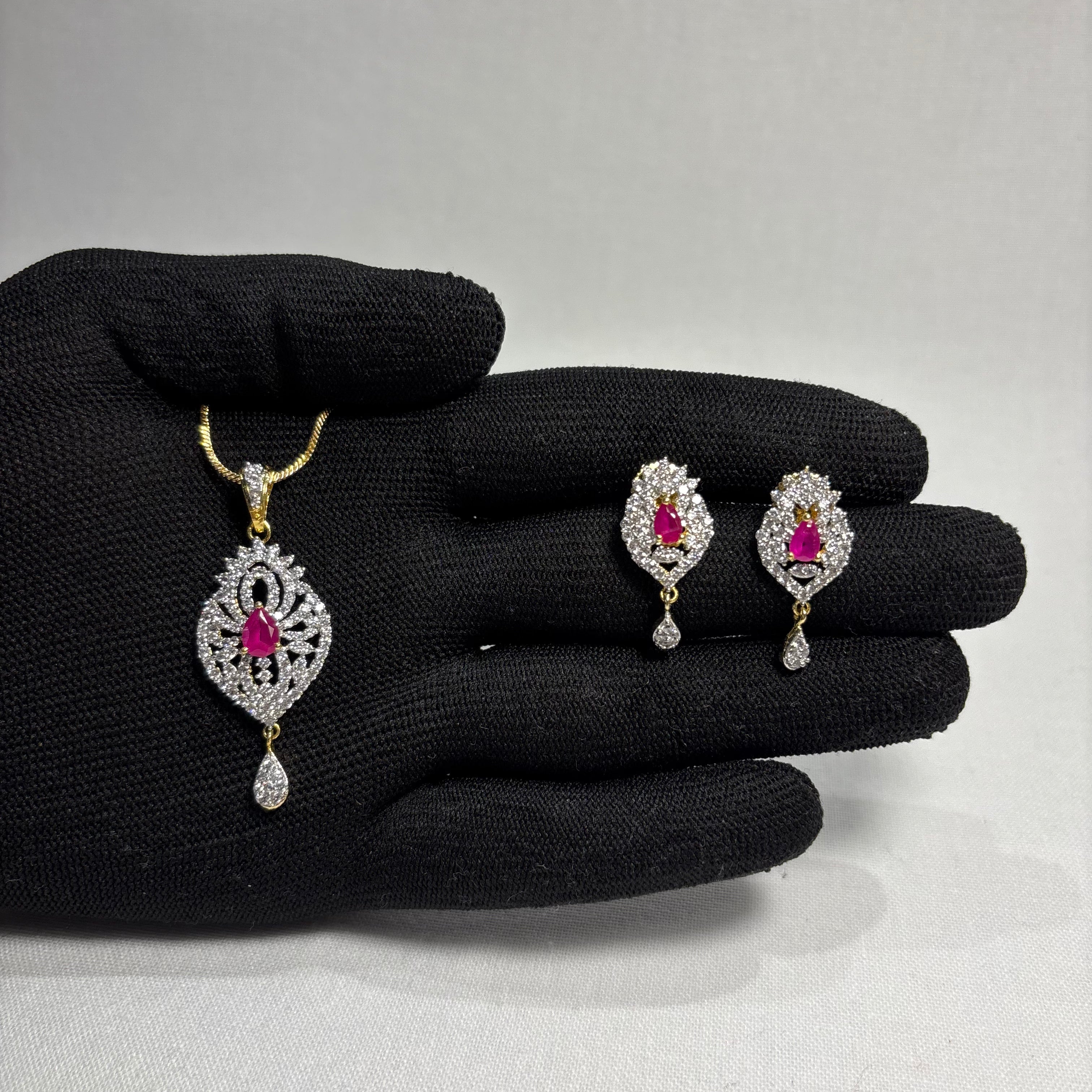 Ruby Aura Pendant