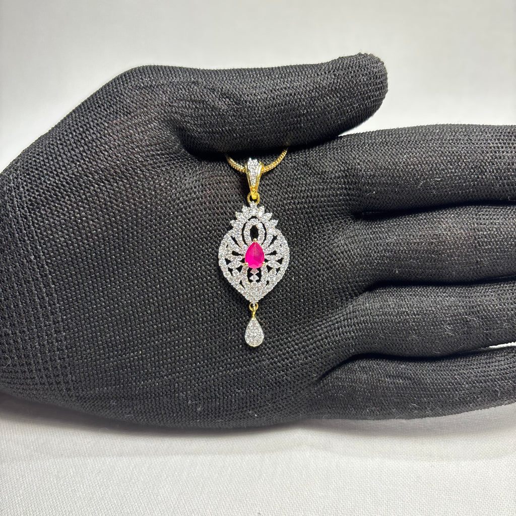 Ruby Aura Pendant