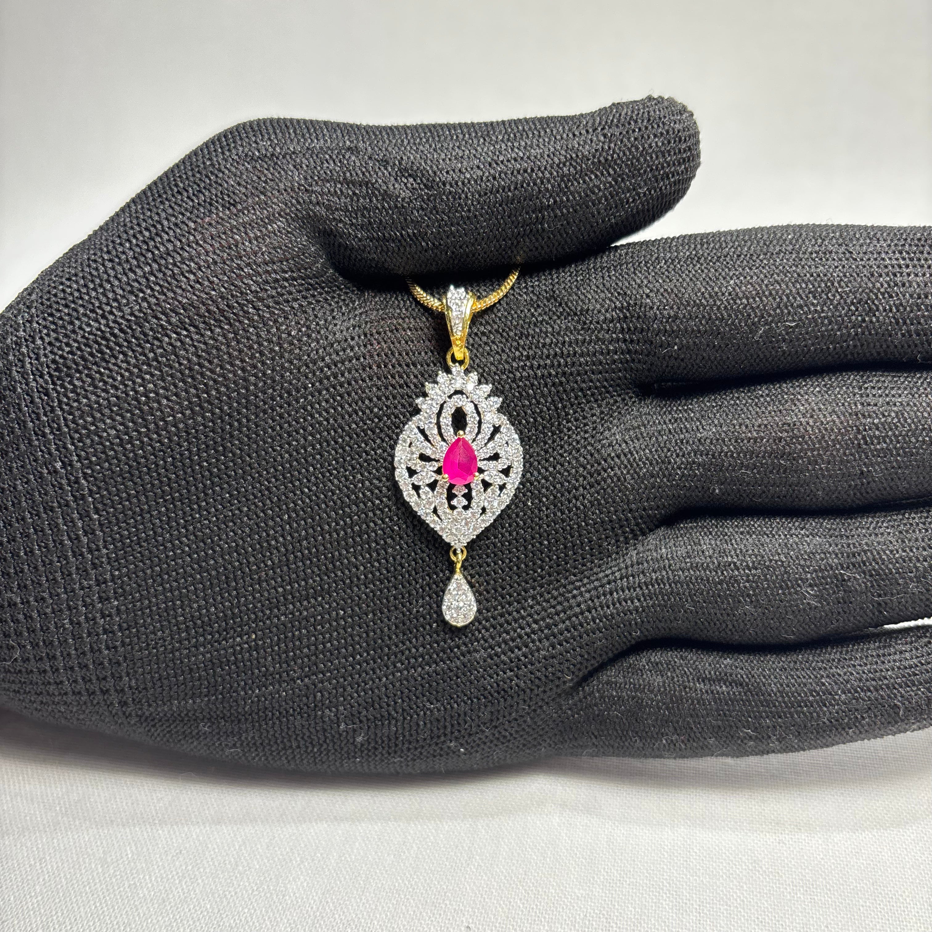 Ruby Aura Pendant