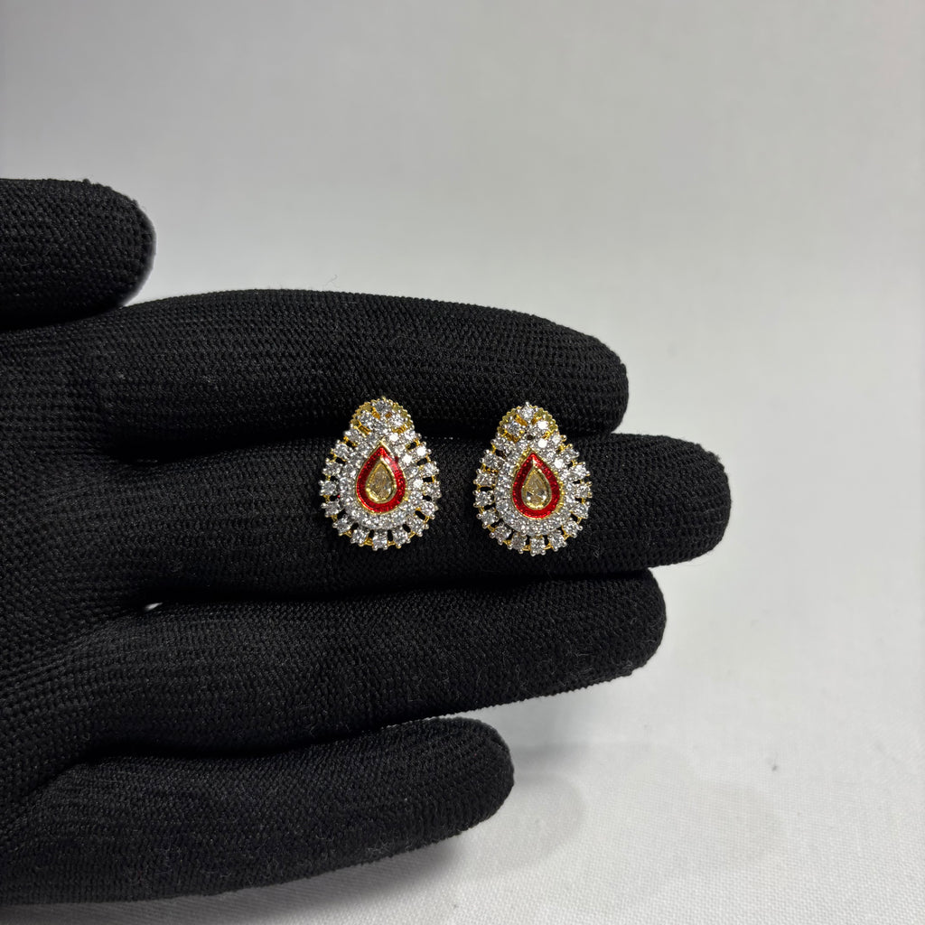 Crimson Teardrop Pendant