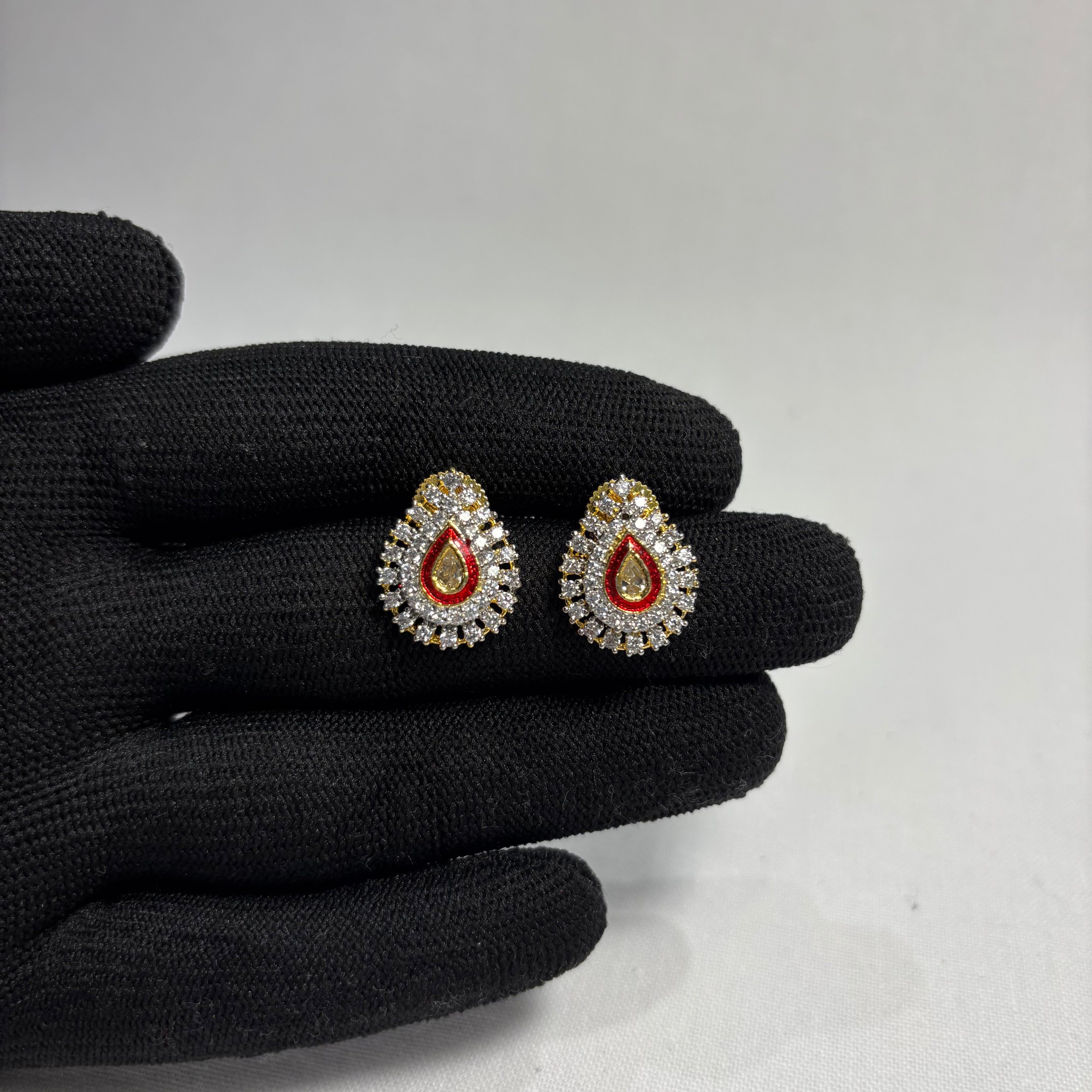 Crimson Teardrop Pendant