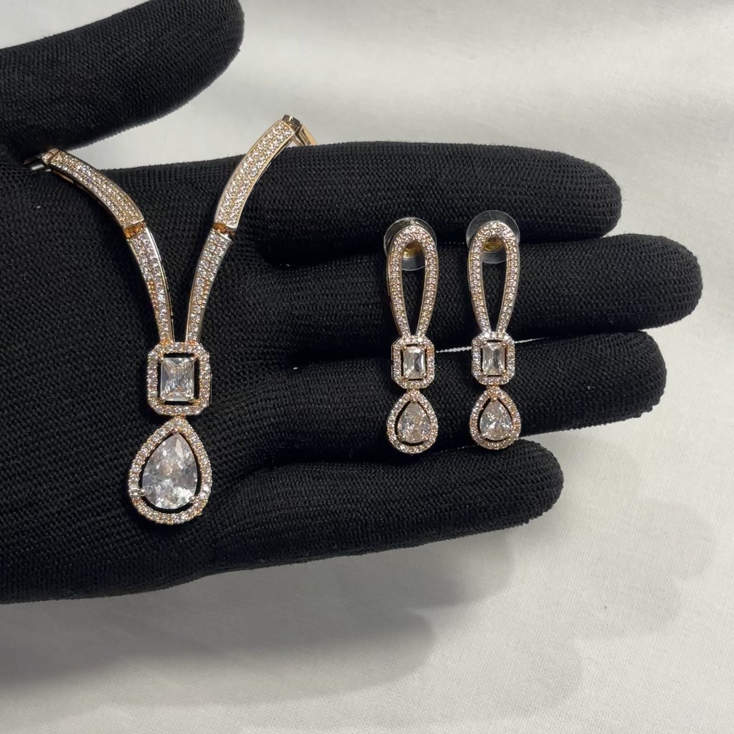 Lustre Drop Necklace