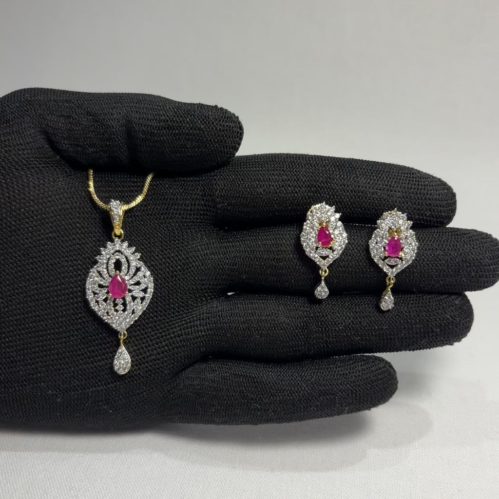Ruby Aura Pendant